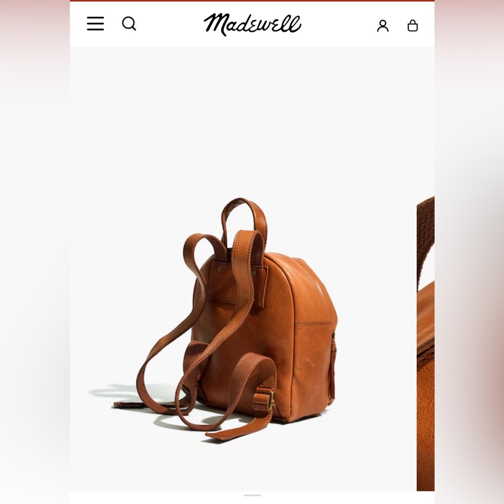 Madewell Lorimer Mini Leather Backpack - Picture 7 of 7